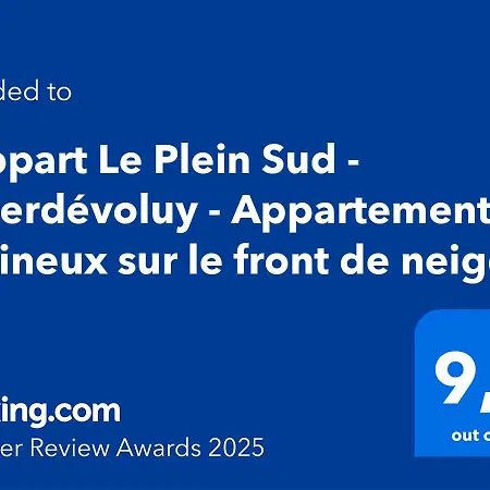 L'appart Le Plein Sud - Superdevoluy - T2 Lumineux Sur Le Front De Neige Le Devoluy
